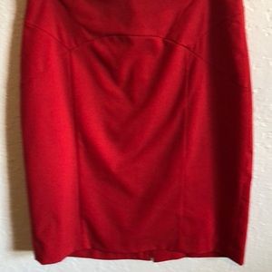 The Limited red skirt